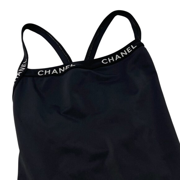 CHANEL Black One Piece Swimsuit - Picture 5 of 11